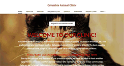Desktop Screenshot of columbiaanimalclinic.com